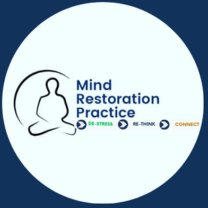 Mind restoration practice logo
#mental health
#Kent
#De-Stress, rethink and connect 